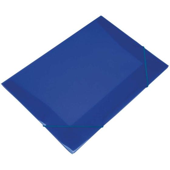 Imagem de Pasta ABA Elástica Plástica Mini 20MM Azul SOFT - Pacote com 10 Unidades