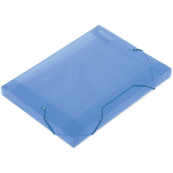 Imagem de Pasta ABA Elastica Plastica Oficio 30MM AZUL SOFT