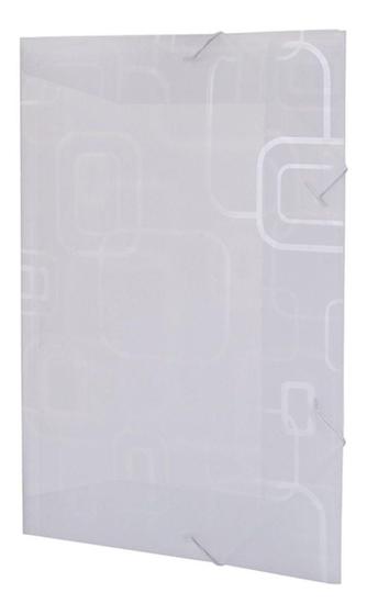 Imagem de Pasta Aba Elastica Plastica Oficio Cristal Dellofine Com 10