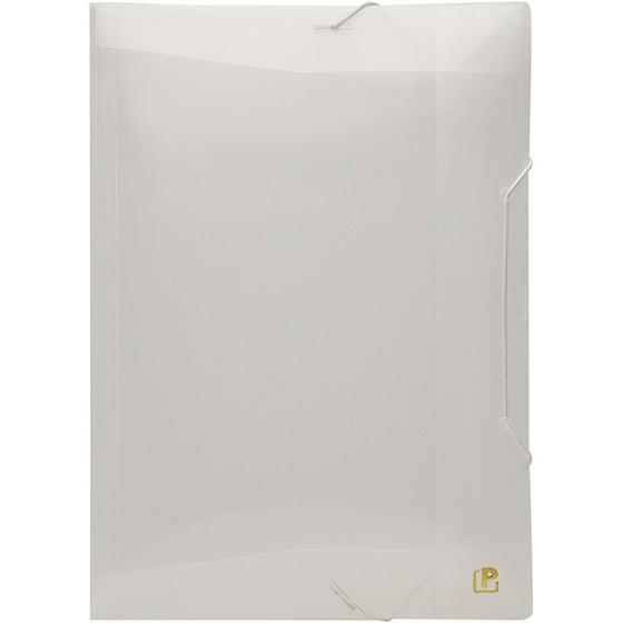 Imagem de Pasta ABA Elástica Plástica Ofício Premium Cristal - Pacote com 10 Unidades