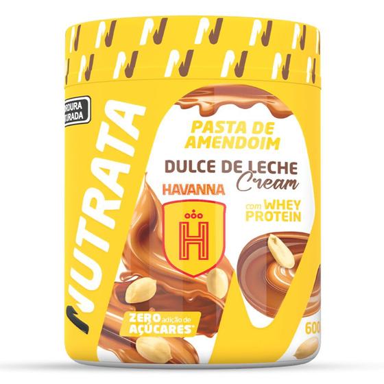 Imagem de Pasta amendo whey sabor dulce de leche cream havanna 600g