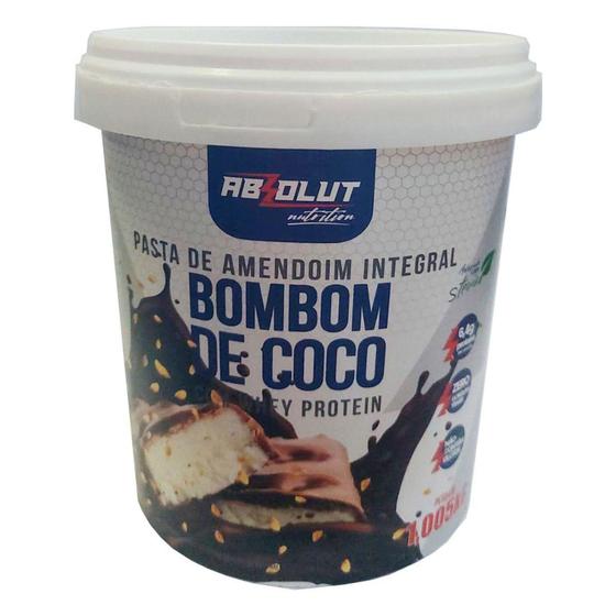 Imagem de Pasta Amendoim Bombom De Coco 1,005kg - Absolut Nutrition - ABSOLUT NUTRITION