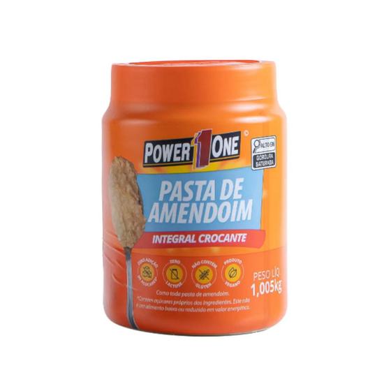 Imagem de Pasta Amendoim Crocante Power One 1kg