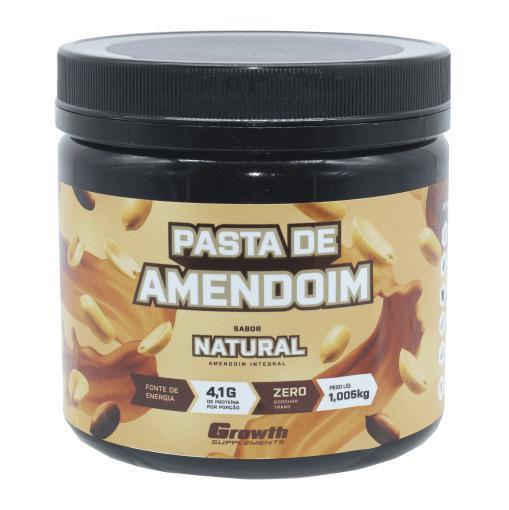 Pasta Amendoim Integral Growth 1Kg Fonte Nutrientes Natural - Growth ...