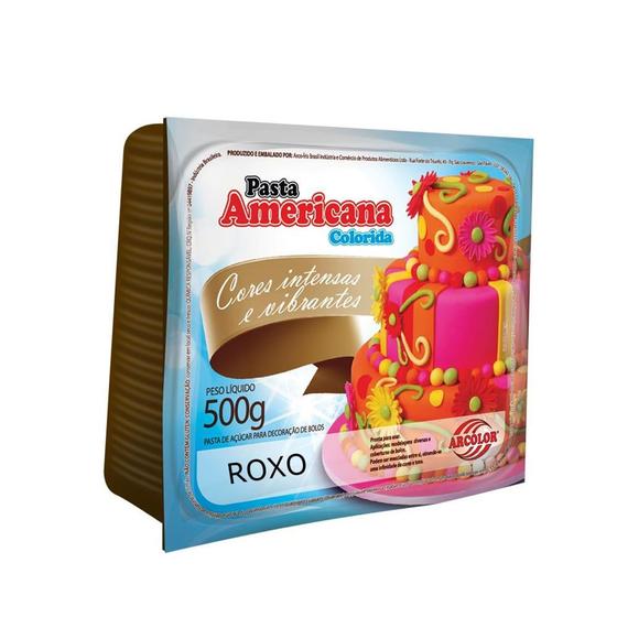Pasta Americana Pronta Roxa 500g Arcolor Pasta Americana Magazine