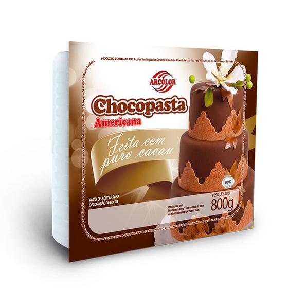 Pasta Americana Sabor Chocopasta 800g Arcolor Alimentos Magazine