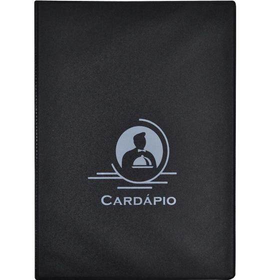 Imagem de Pasta Cardápio Com 2 Bolsas Fixas Pvc - Acp