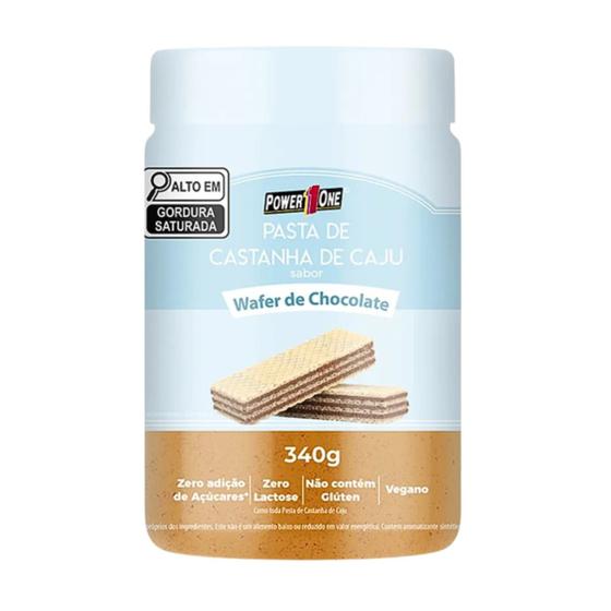 Imagem de Pasta Castanha Caju Power One Wafer Chocolate Zero Lactose