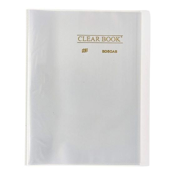 Imagem de Pasta Catalogo Clear Book A4 com 50 Folhas - YES - CRISTAL