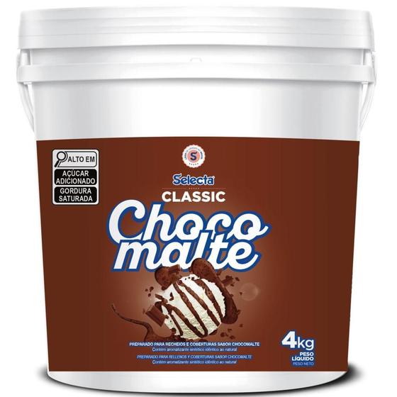 Imagem de Pasta Chocolate Com Malte Selecta Classic 4kg