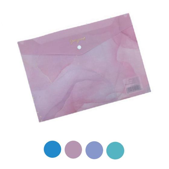 Imagem de Pasta Colorida Porta Documentos Envelope A4 Divisórias