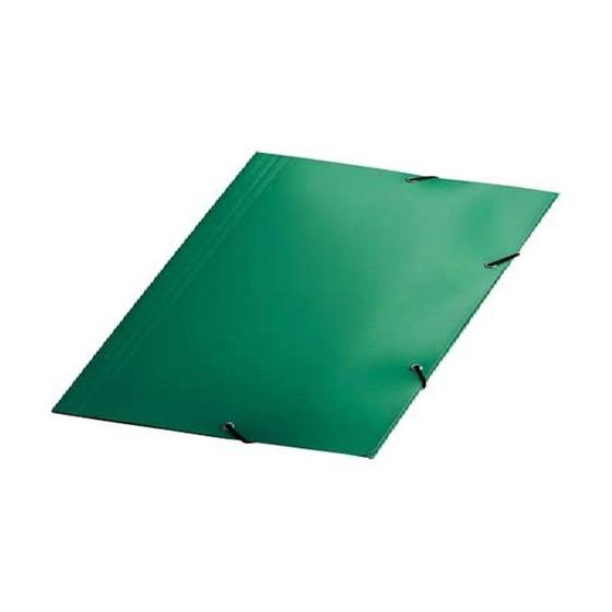 Imagem de Pasta Com Aba Elástica Papelão Verde Polycart