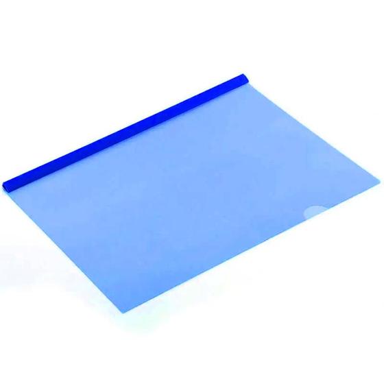 Imagem de Pasta com Canaleta Ofício Azul Pct c/10 unidades - Acp