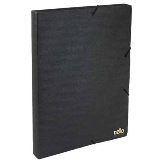 Imagem de Pasta com elástico A4 2cm preto EXECUTIVE Dello