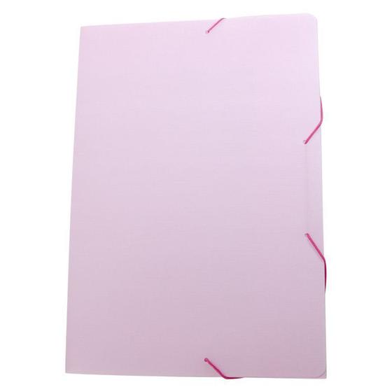 Imagem de Pasta com elástico A4 fina rosa pastel SERENA Dello