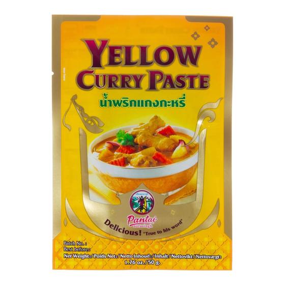 Imagem de Pasta Curry Amarelo Pantai 50g