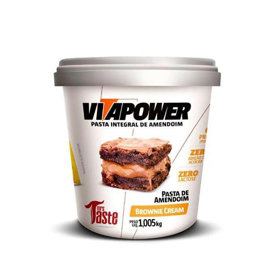 Imagem de Pasta De Amendoim 1Kg Brownie Cream Vita Power