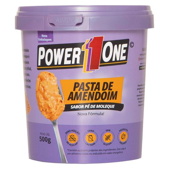 Imagem de Pasta De Amendoim 500g - Pé De Moleque - Power1One