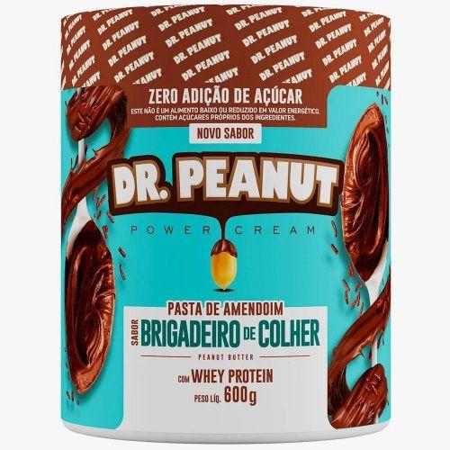 Imagem de Pasta de Amendoim 600g Sabor Brigadeiro de Colher Dr Peanut