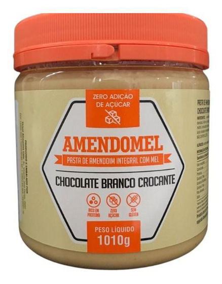 Imagem de Pasta De Amendoim Chocolate Branco Crocante 1kg - Thiani