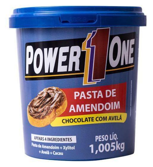 Imagem de Pasta de Amendoim Chocolate com Avelã - 1,005kg - Power1One