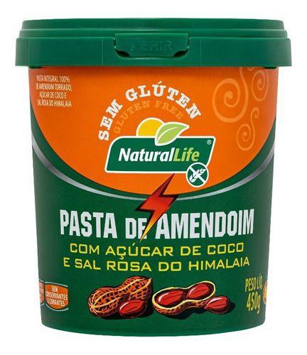 Imagem de Pasta de Amendoim com Açúcar de Coco e Sal do Himalaia 450g