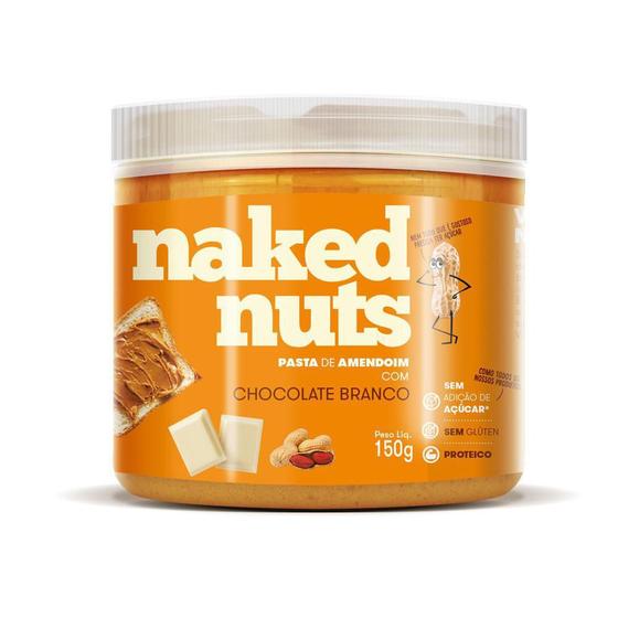 Imagem de Pasta De Amendoim Com Chocolate Branco 150G - Naked Nuts
