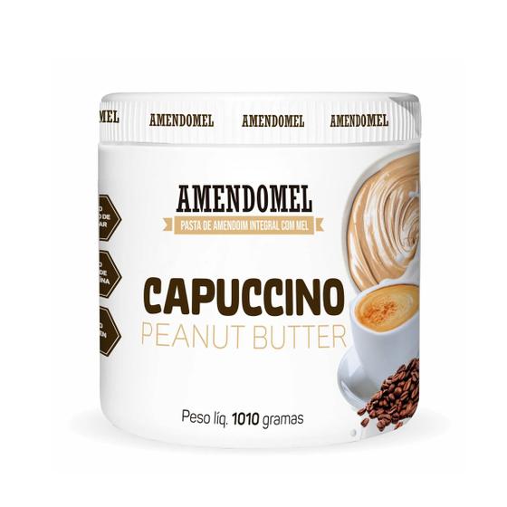 Imagem de Pasta De Amendoim Com Mel Sabor Capuccino 1,010 Kg Amendomel