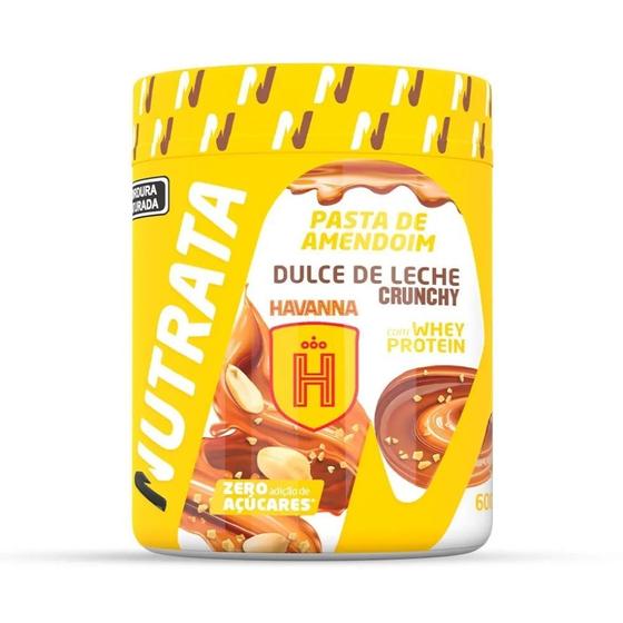 Imagem de Pasta de Amendoim com Whey Protein (600g) - Sabor: Dulce de Leche Crunchy