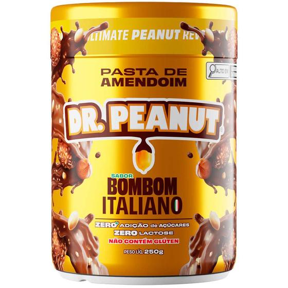Imagem de Pasta de Amendoim Com Whey Protein - Zero Lactose - (250g) - Dr Peanut