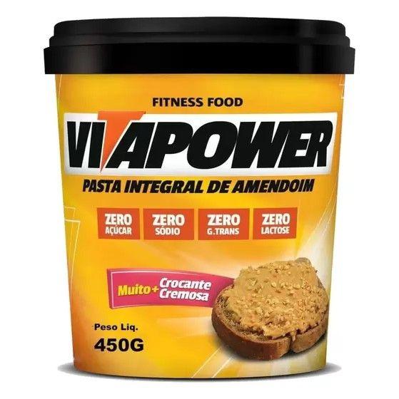 Imagem de Pasta de Amendoim Crocante (450g) -Vita Power Sabor:Sem SaborTamanho:ÚnicoGénero:Feminino