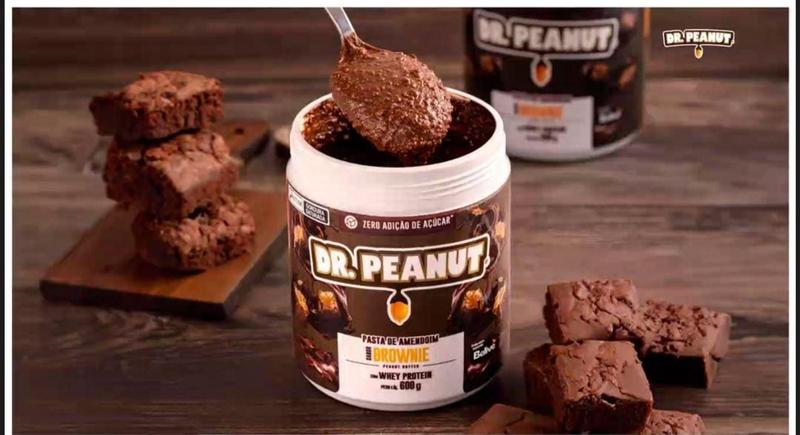 Imagem de Pasta de amendoim dr. peanut 600g - brownie - Dr Peanut