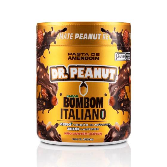 Imagem de Pasta de amendoim Dr. Peanut -Bombom Italiano 600g