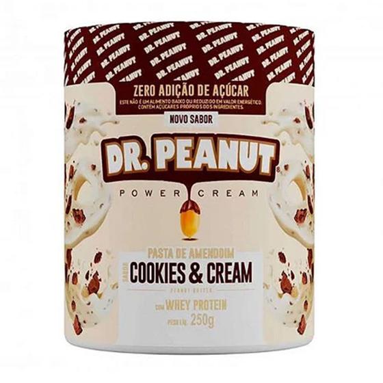 Imagem de Pasta De Amendoim Dr Peanut Com Whey Protein 250 gramas
