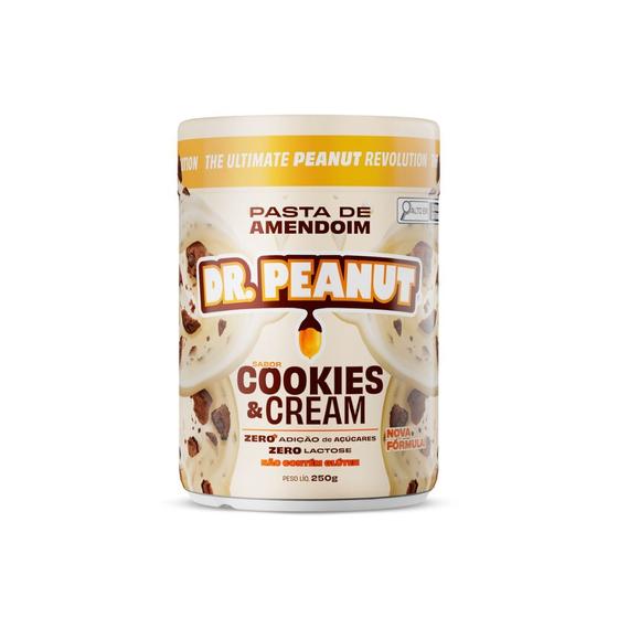 Imagem de Pasta de Amendoim Dr.Peanut Cookies & Cream 250g