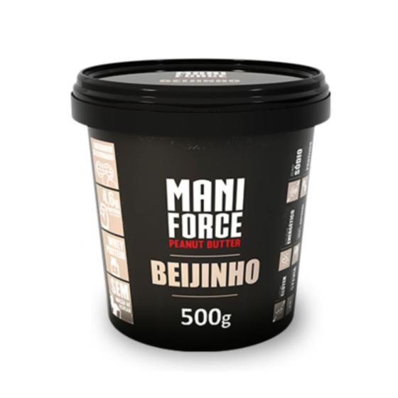 Imagem de Pasta de amendoim integral zero açúcar sabor beijinho 500g maniforce
