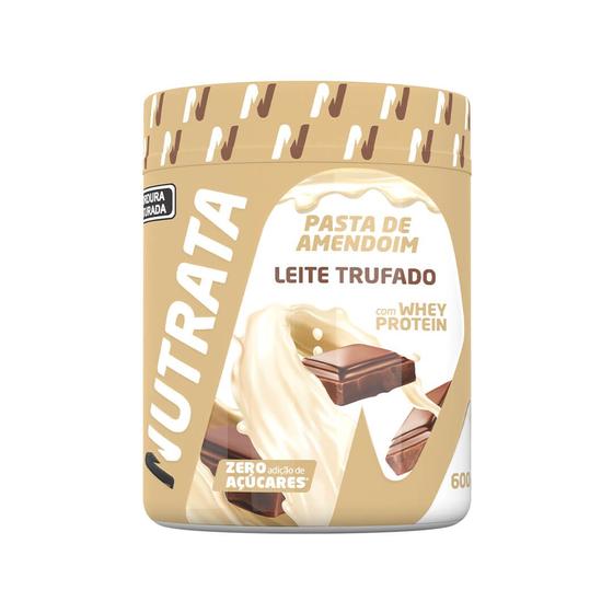 Imagem de Pasta de amendoim nutrata 600g leite trufado