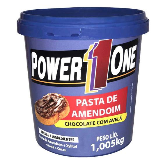 Pasta de Amendoim Power One Chocolate Com Avelã 1,005kg Menor preço em Pasta de Amendoim Power One Chocolate Com Avelã 1,005kg