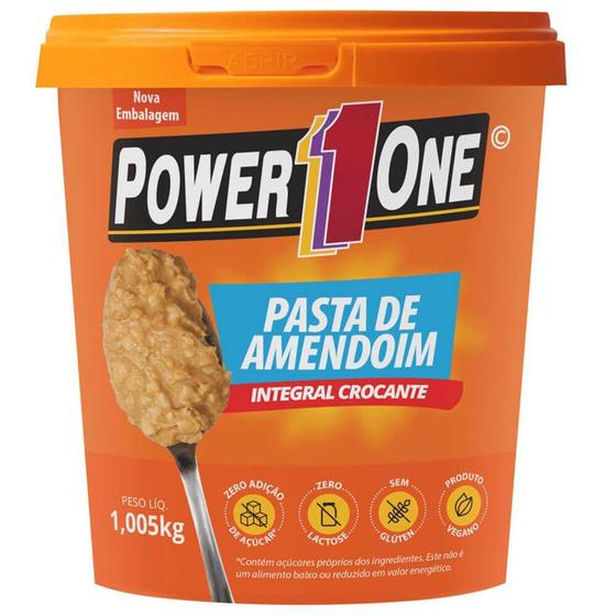 Imagem de Pasta De Amendoim Power One Crocante 1,005Kg