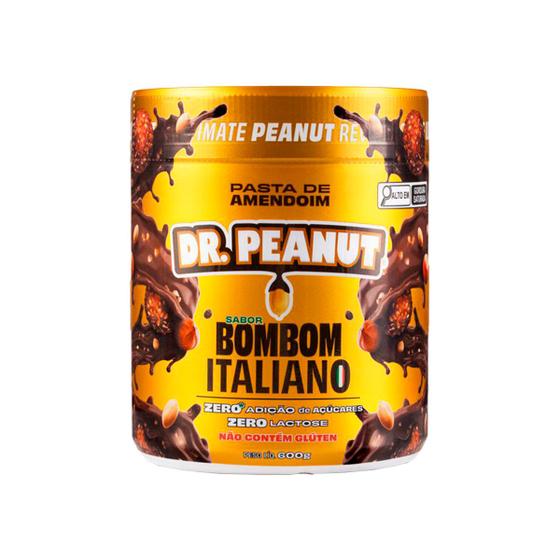 Imagem de Pasta de Amendoim  Sabor Bombom Italiano  600g  Dr. Peanut.