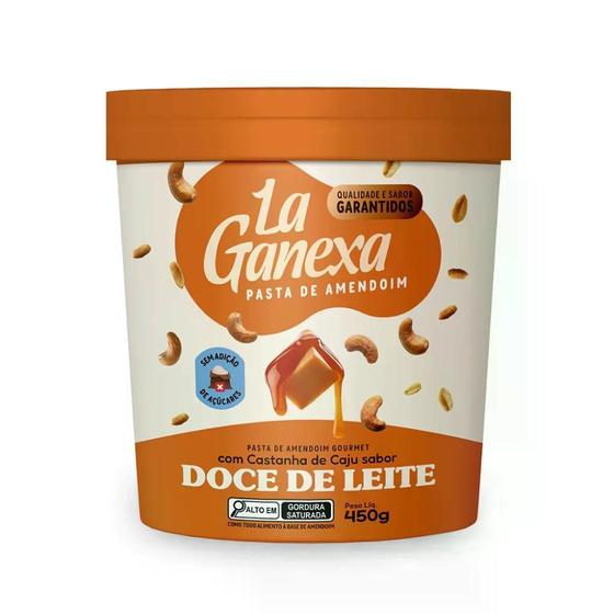 Pasta de Amendoim sabor Doce de Leite com Castanha de Caju Menor preço em Pasta de Amendoim sabor Doce de Leite com Castanha de Caju