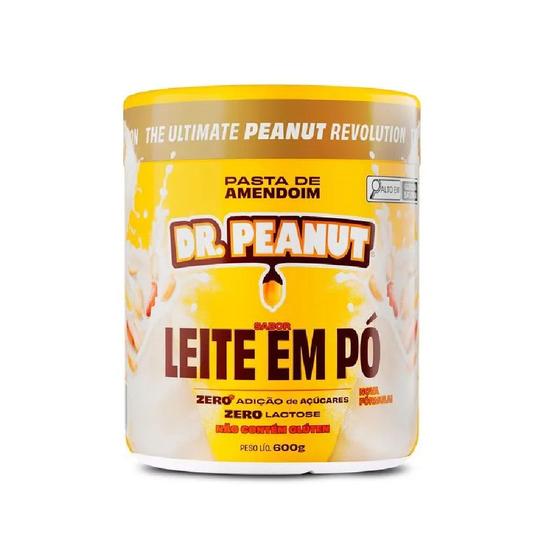 Imagem de Pasta de Amendoim Sabor Leite em Pó 600g - Dr. Peanut