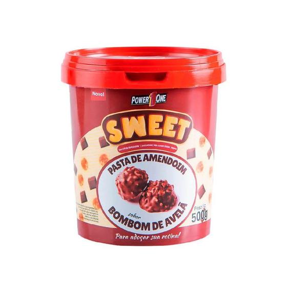 Pasta de Amendoim Sweet Power1One - Bombom de Avela 500 G - Powerone Menor preço em Pasta de Amendoim Sweet Power1One - Bombom de Avela 500 G - Powerone