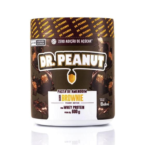 Imagem de Pasta de Amendoin Com Whey Protein 600g -  Dr Peanut