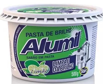 Imagem de Pasta De Brilho Alumil 500g Limão Azulim