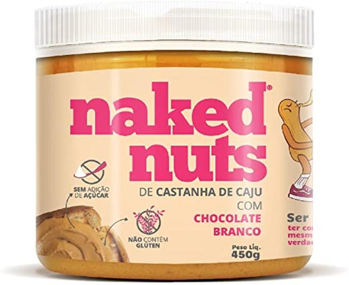Pasta De Castanha De Caju Com Chocolate Branco Naked Nuts G Comida Vegana Comida