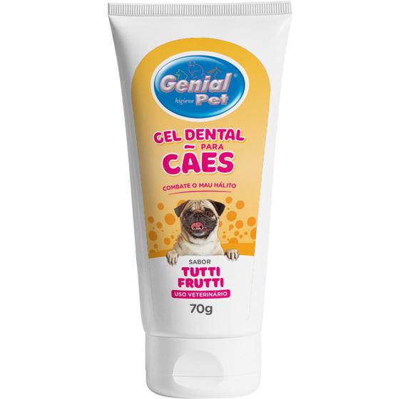 Pasta De Dente Canino Genial Pet Caes 70G Sabor Tutti-Frutti - Pasta de ...