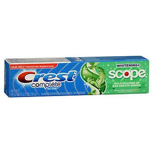 Imagem de Pasta de dente Crest Whitening Plus Scope Minty Fresh Striped 2,7 oz por Crest (pacote com 4)