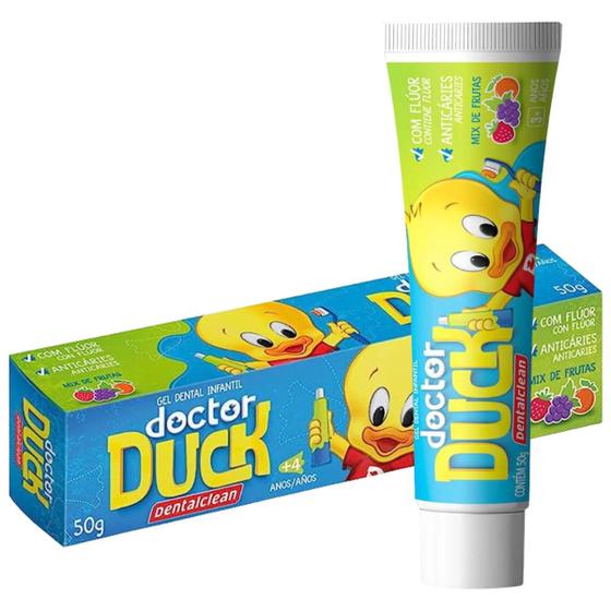 Imagem de Pasta De Dente Em Gel Infantil Doctor Duck Dentalclean Em Gel 50g