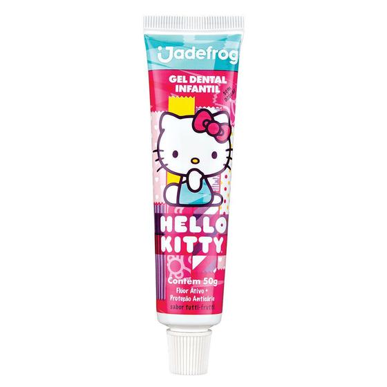 Imagem de Pasta de Dente Infantil Gel Dental Hello Kitty 50Gr Sem açúcar